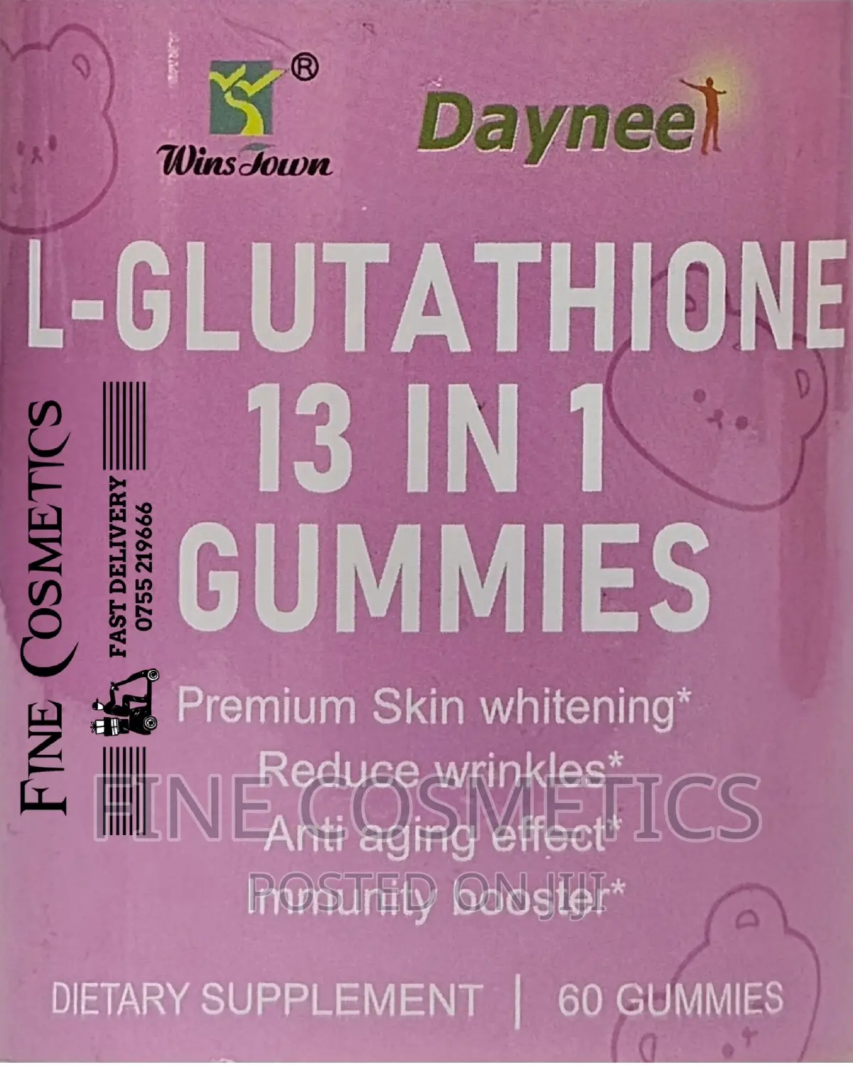 L-glutathione 13-in- 1 Anti-aging Health Bright Skin Gummies