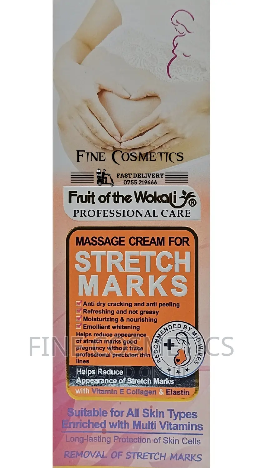 STRETCH MARKS REMOVER MASSAGE CREAM By Fruit Of The Wokoli.