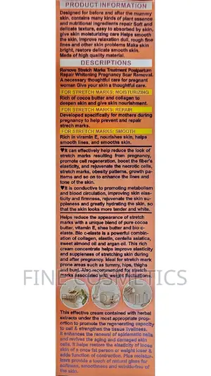 STRETCH MARKS REMOVER MASSAGE CREAM By Fruit Of The Wokoli.