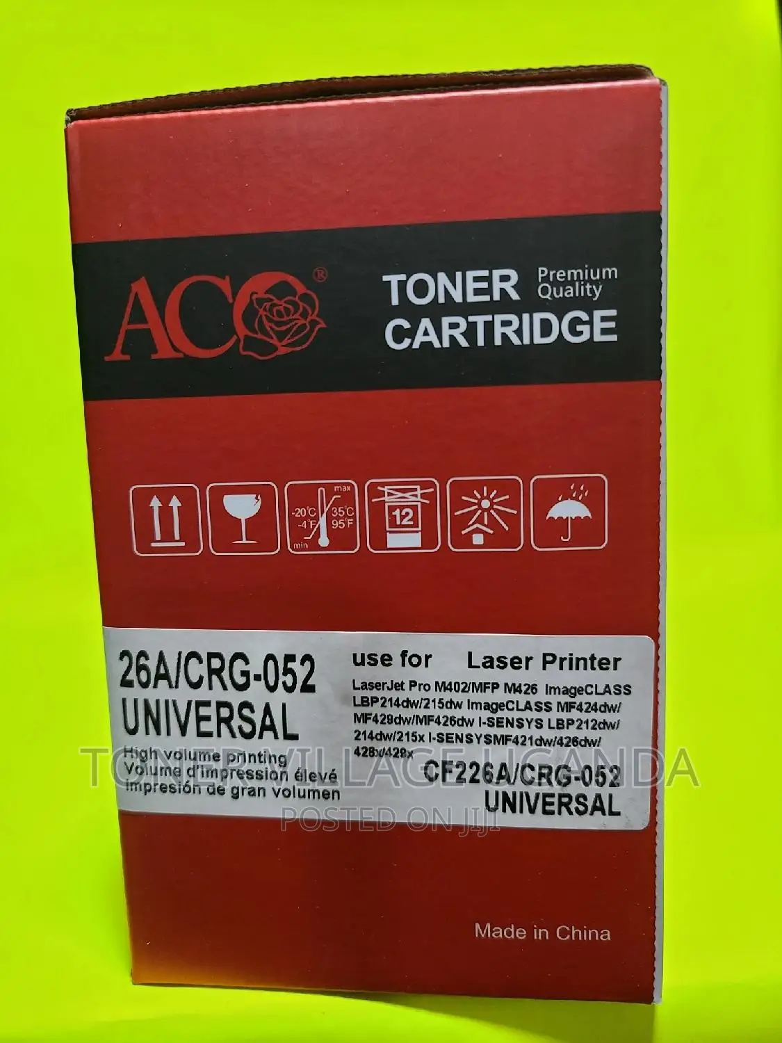 Hp 26A Toner Cartridge for Use in Hp M402n M426dw M426fdw