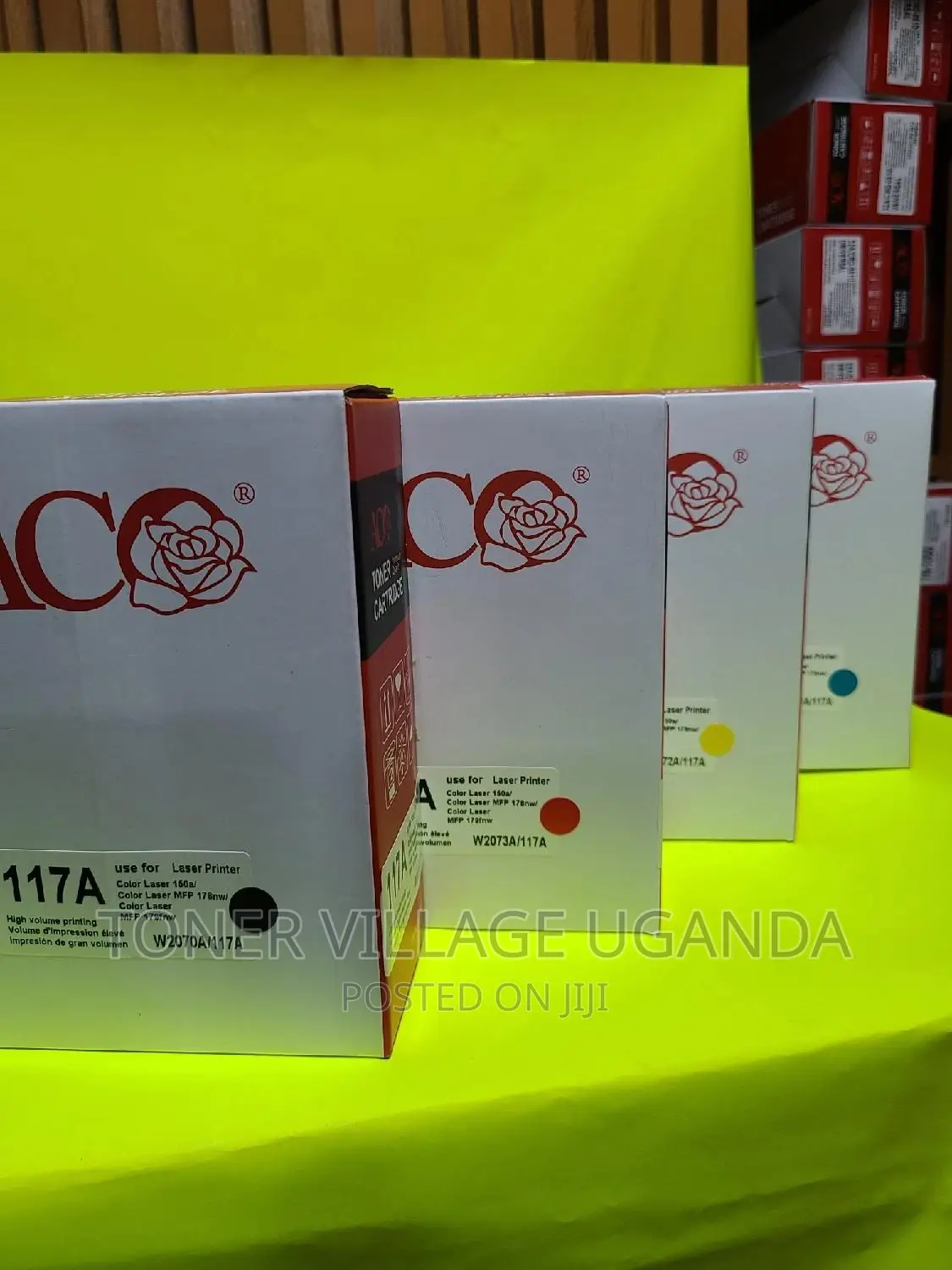 Hp 117A All Colors for Use in Hp 150a 178fnw M178nw