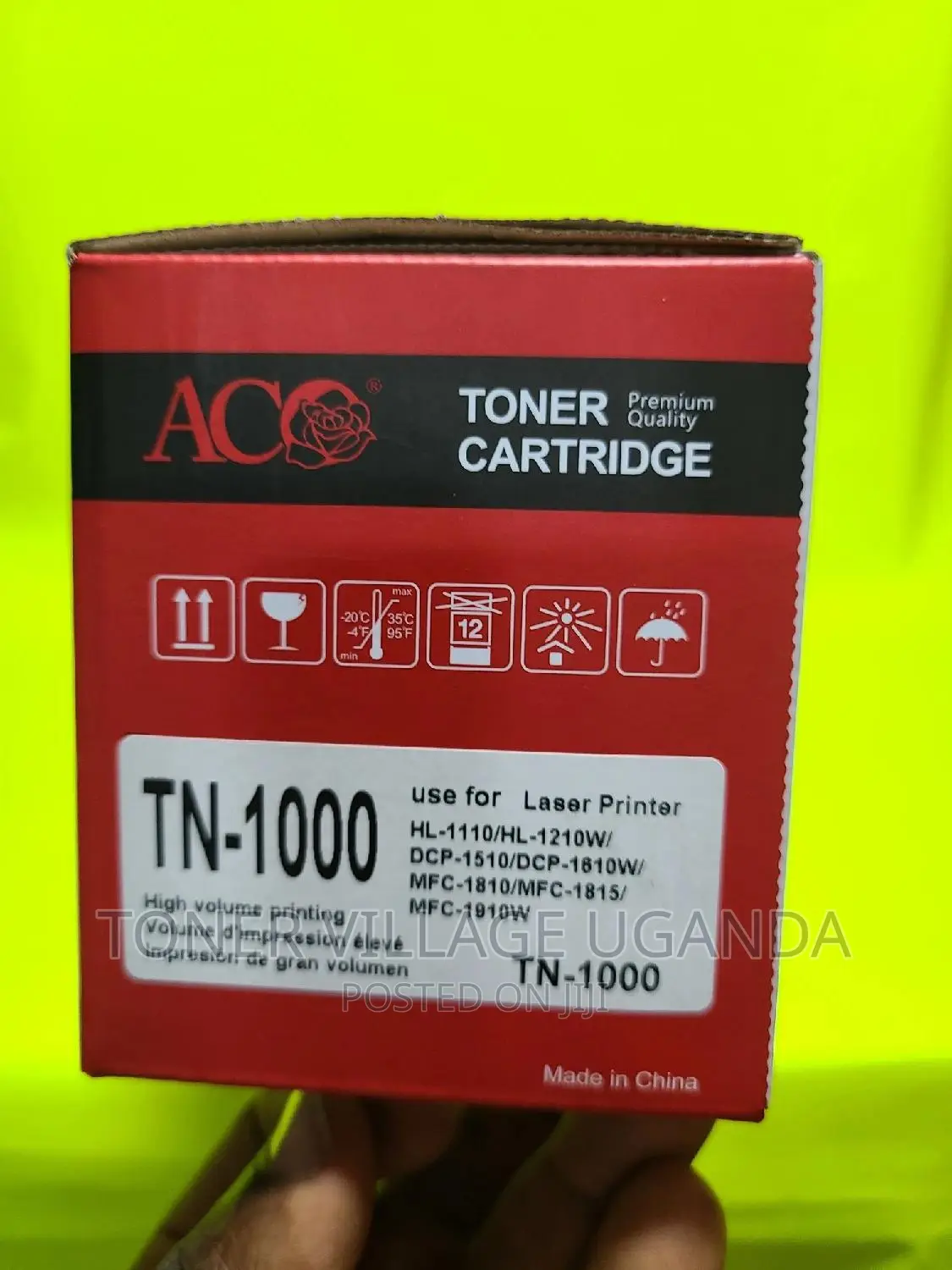 TN 1000 Toner Cartridge for Brother HL 1110 DCP 1510 MFC1810