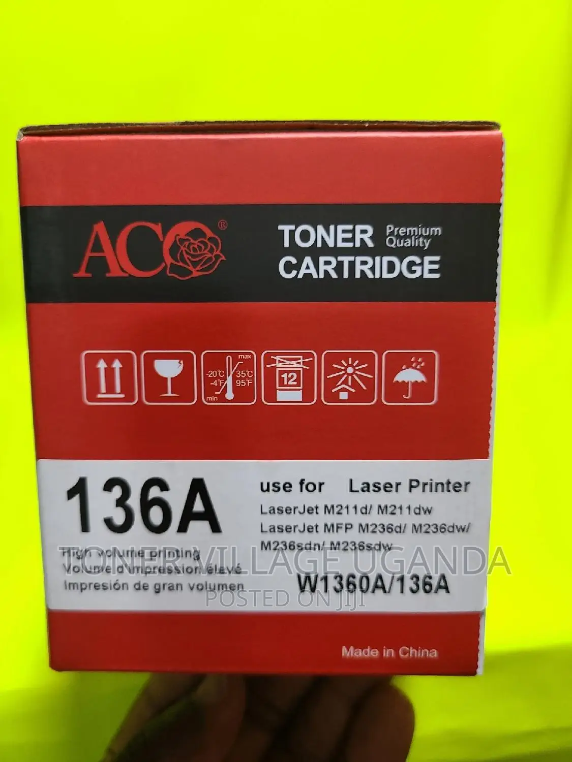 Hp 136A Toner Cartridge for Use in Hp MFP236 MFP236SDW 234