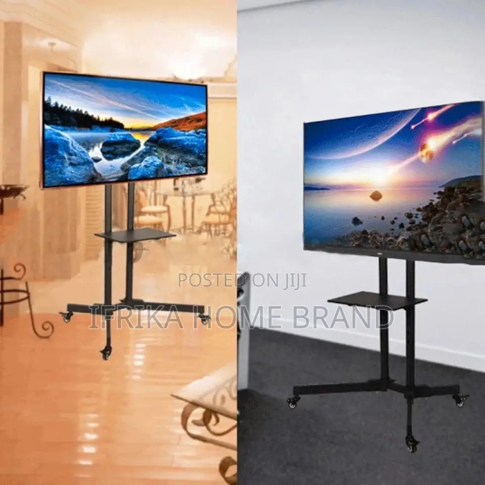 Mobile TV Stand Cart for LCD LED Plasma Stand With Wheels