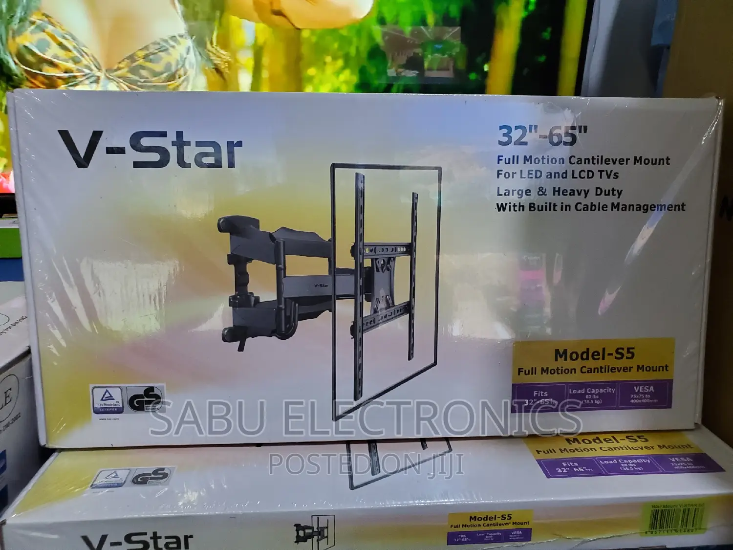Double Arm Full Motion TV Wall Mount 32 to 65 Inch