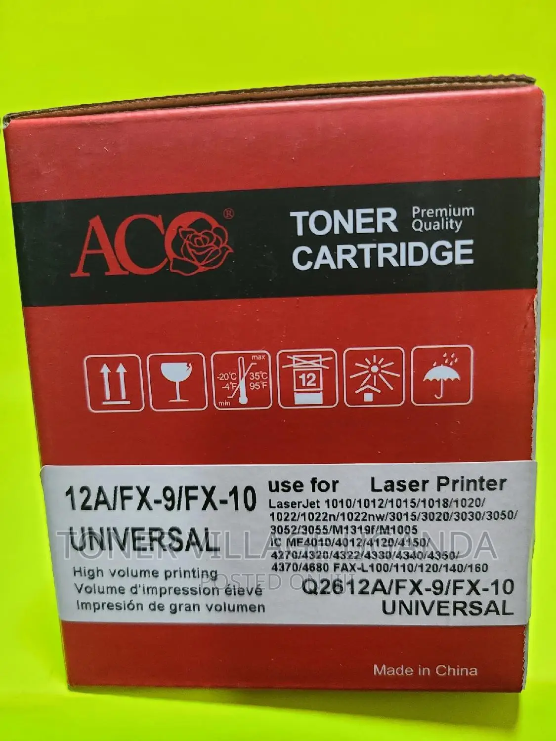 Hp 12A Toner Cartridge for Use in Hp 3050 3030 3020