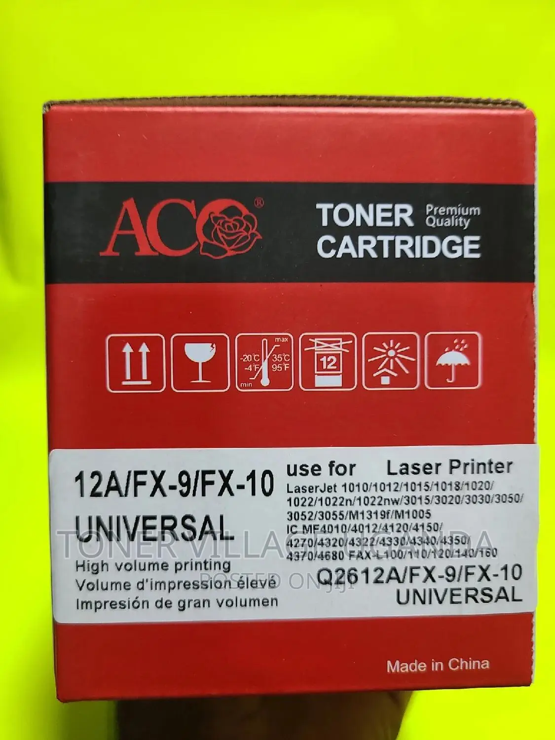 Hp 12A Toner Cartridge for Use in Hp 3050 3030 3020