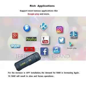 Q96 Tv Stick Android 10.0 Smart TV Box Core 2G RAM 16GB