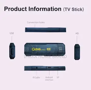 Q96 Tv Stick Android 10.0 Smart TV Box Core 2G RAM 16GB