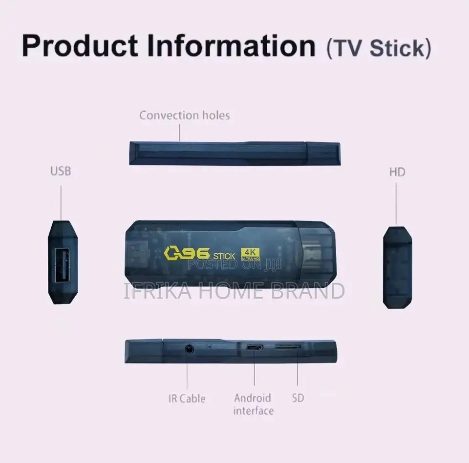 Q96 Tv Stick Android 10.0 Smart TV Box Core 2G RAM 16GB