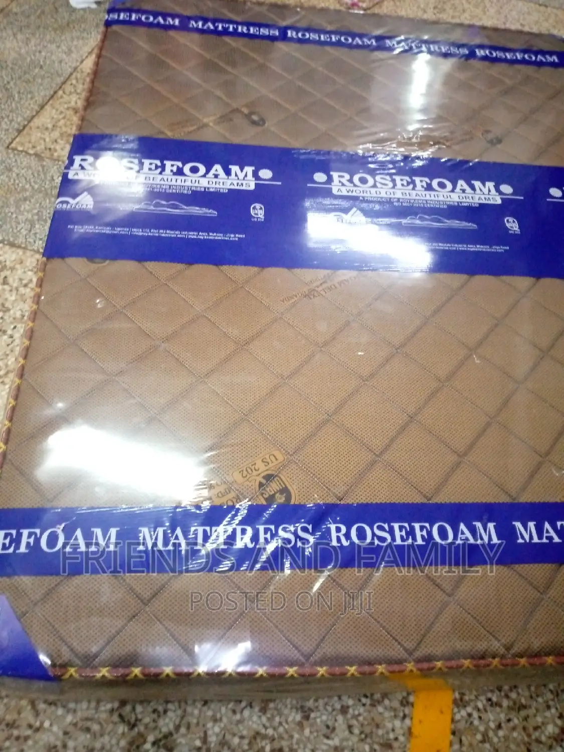 Rose Foam Mattress 6*6*6.Inches