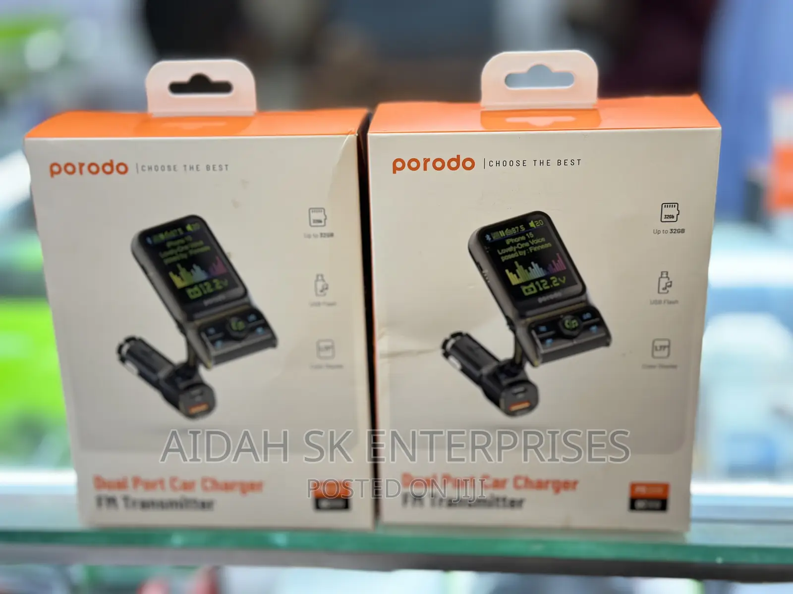 Porodo Dual Port Car Charger