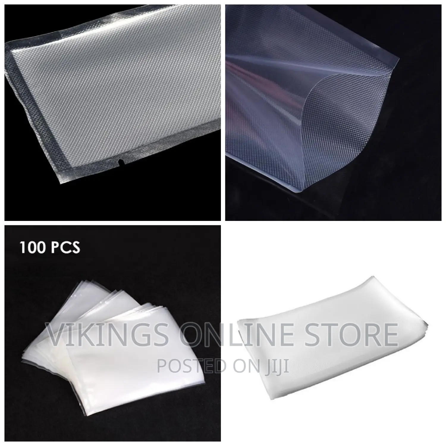 100 Pieces 28cm By 40cm Vacuum Sealer Bags Pack