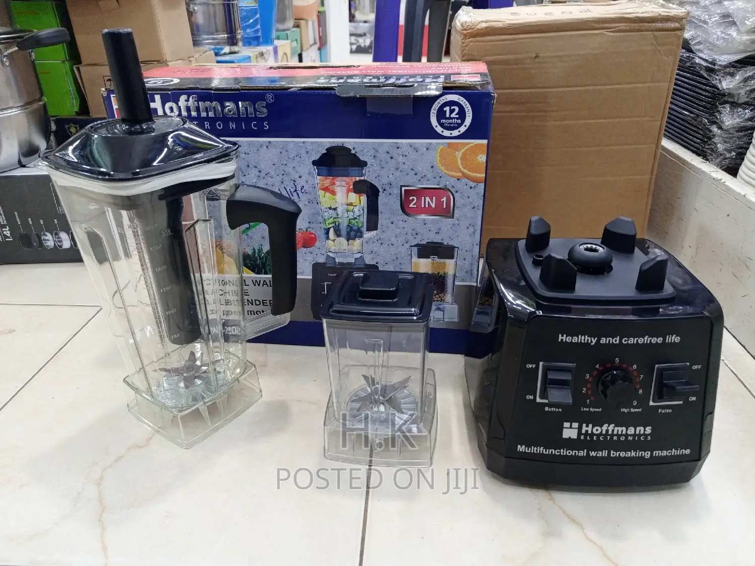 2ltrs Hoffman 2in 1 Pure Copper Motor Commercial Blender