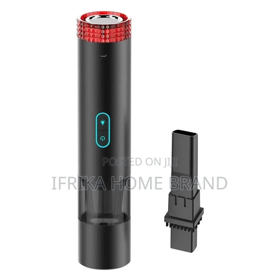 Portable Car Vacuum Cleaner Wireless Suction With Flashlight