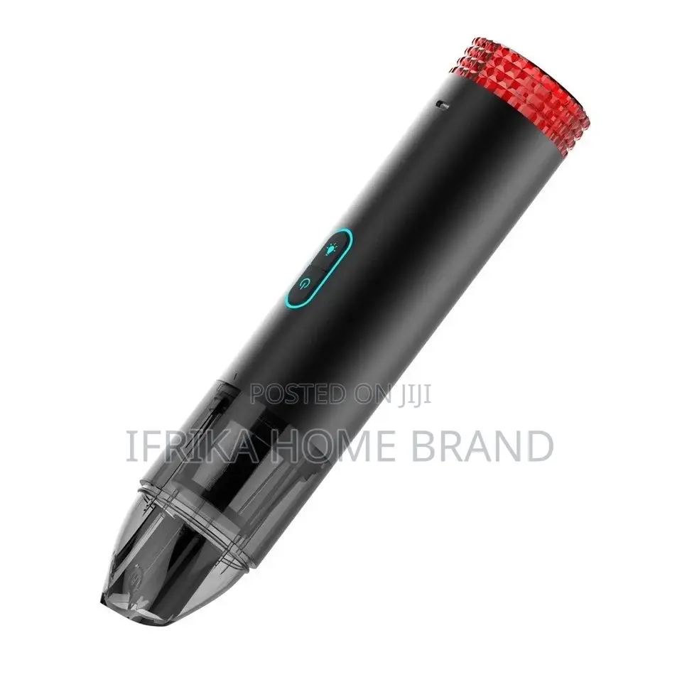 Portable Car Vacuum Cleaner Wireless Suction With Flashlight