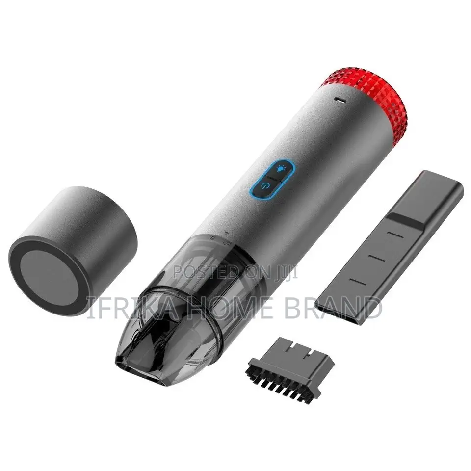 Portable Car Vacuum Cleaner Wireless Suction With Flashlight