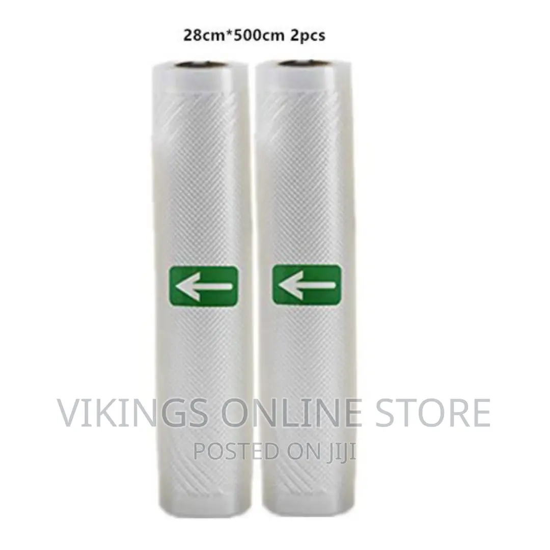 Vacuum Food Saver Sealer Bags Rolls 2 Pieces