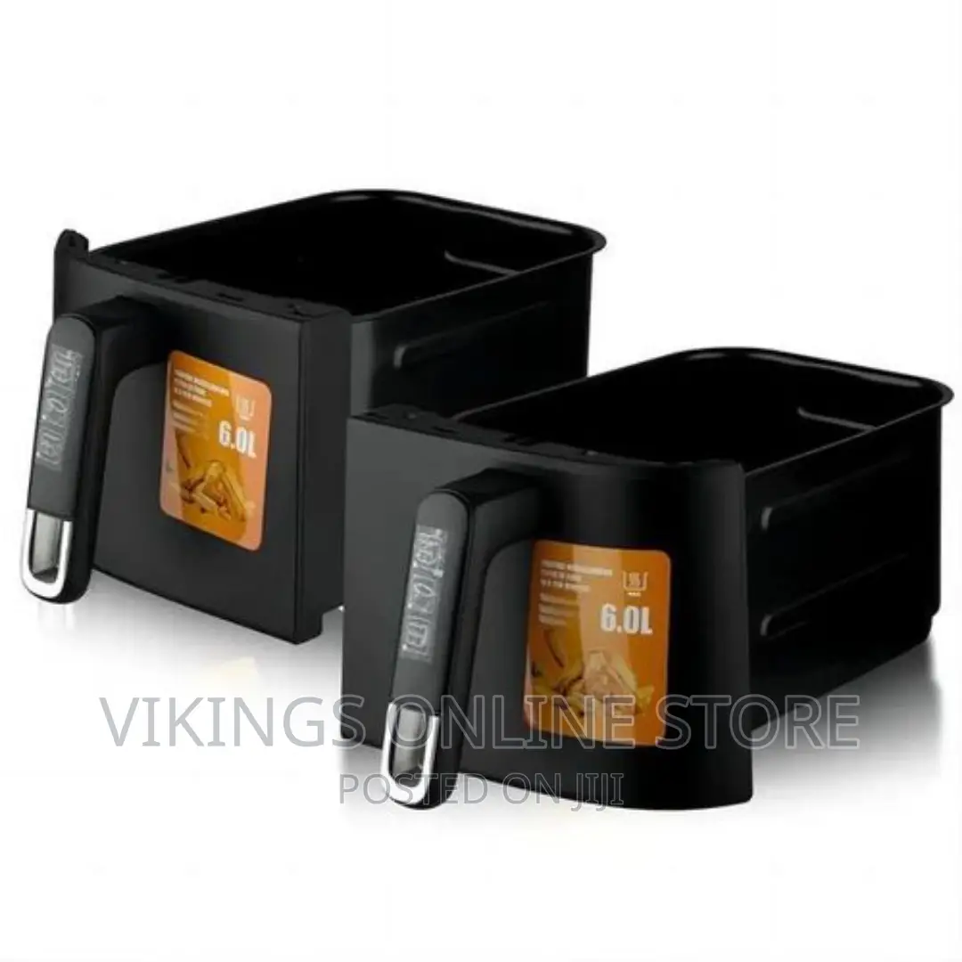 RAF 12L Digital Air Fryer Cooker Dual Baskets -Black