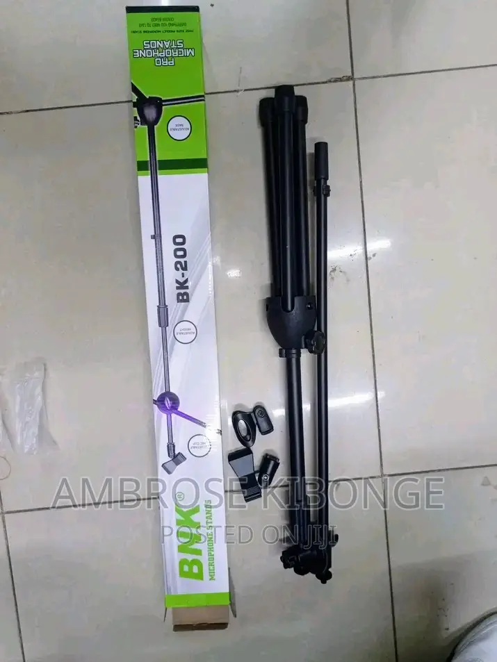3 Leg Boom Double Micr Stand NB-200 Adjustable Mic Stand