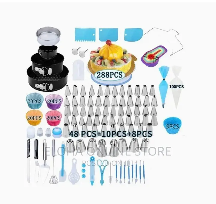 288 Pieces Cake Decorating Set
