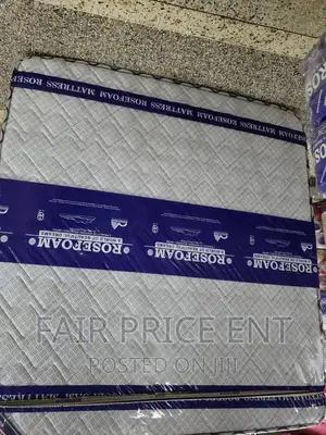 Double Layer Spring Mattress.5x6x12inches ( White)