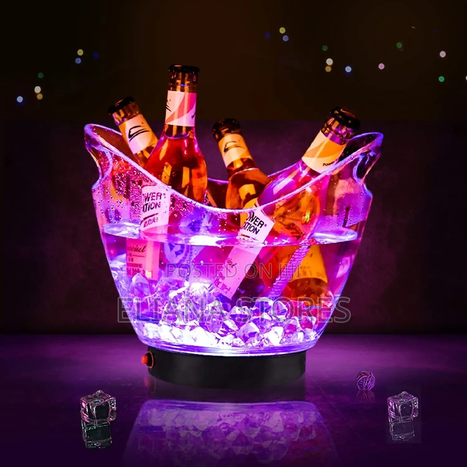 Led Ice Bucket Color Changing Wine Melamin Buckets