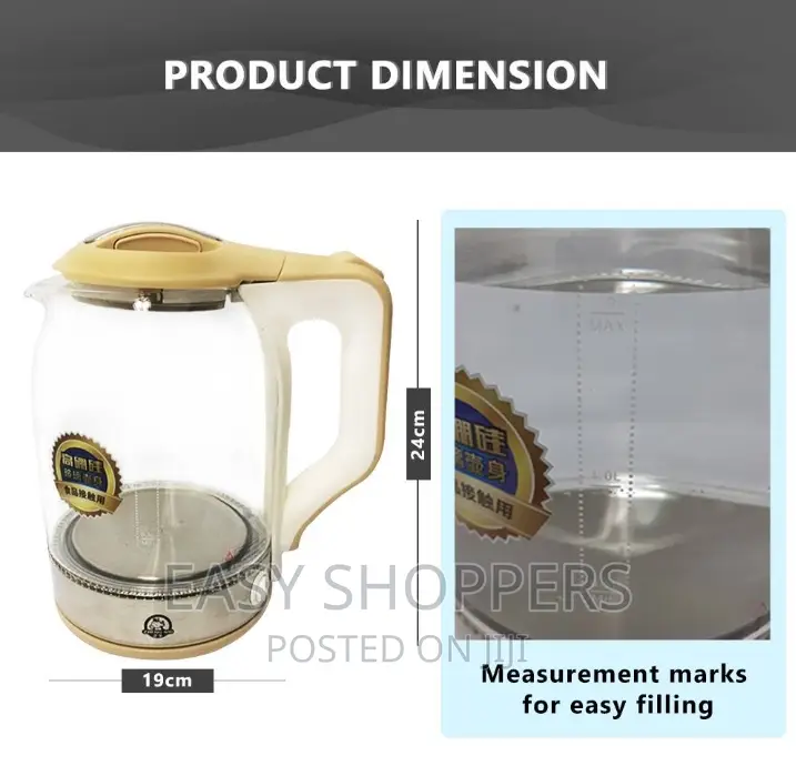 Glass Kettle 1.8L - The Best Hot Water Heater for Tea