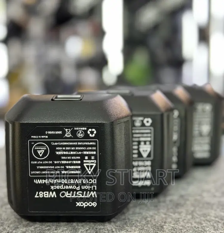 Godox Battery Wb87 Li-Ion Battery 11.1v/8700 Mah for Ad600