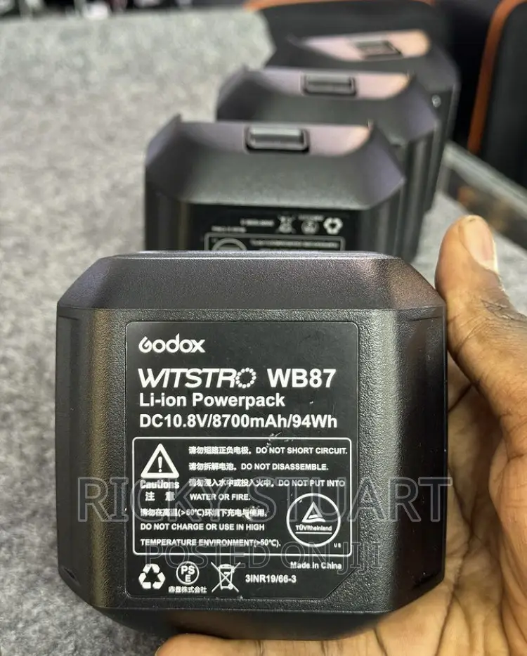 Godox Battery Wb87 Li-Ion Battery 11.1v/8700 Mah for Ad600