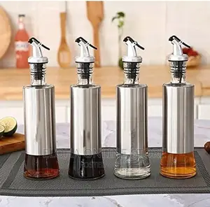 Drip Free Stainless Steel Oil Dispenser