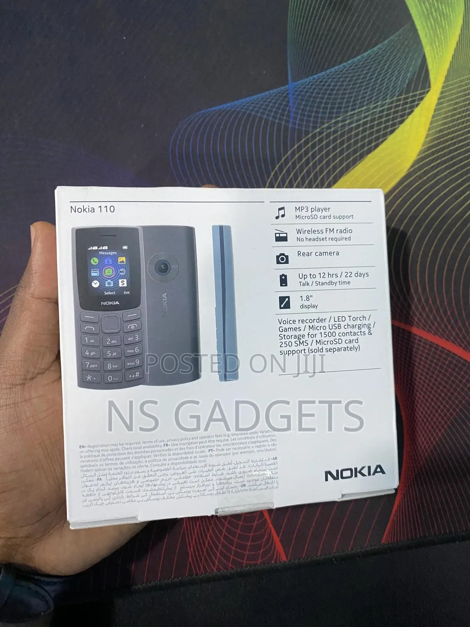 New Nokia 110 (2022) Black