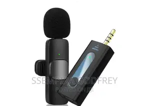 Black Modern Duo Wireless Microphone
