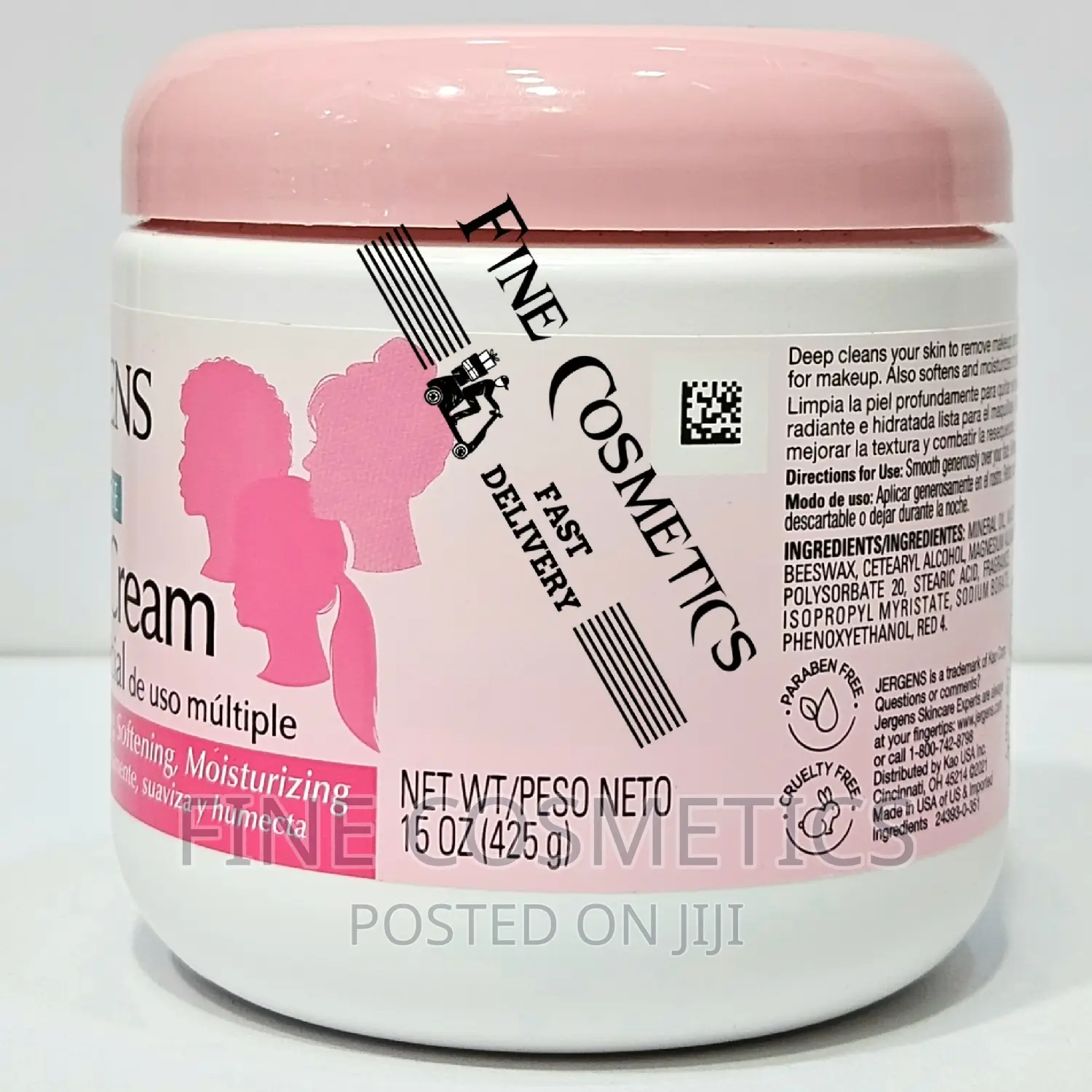 Original Jergens Face Cream All Purpose Softening Cream 425g