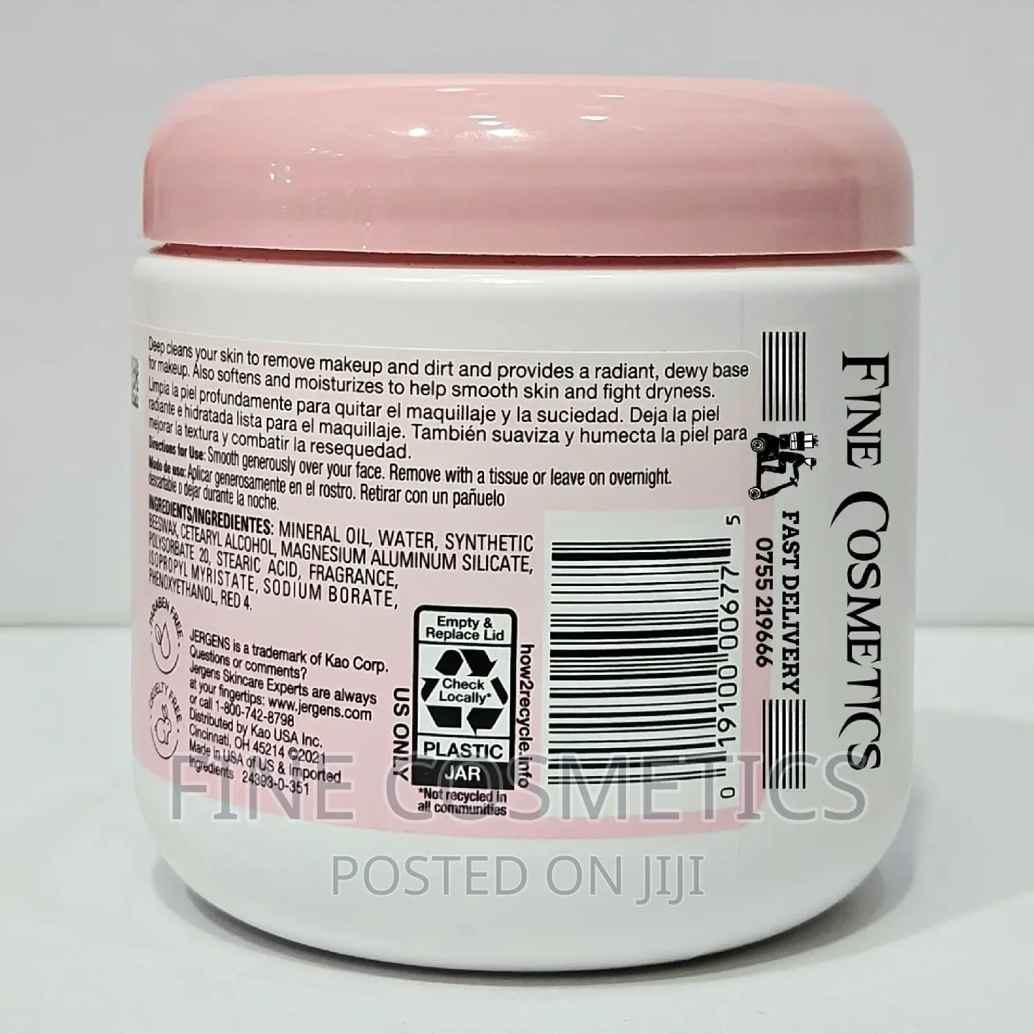 Original Jergens Face Cream All Purpose Softening Cream 425g