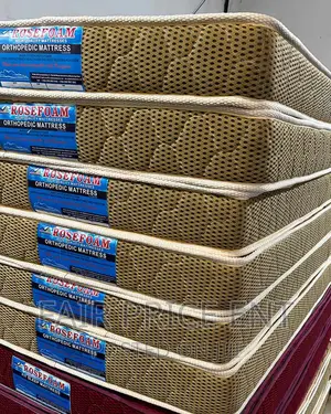 Rosefoam Orthopeadic Mattress.5x6x6inches.( Brown)