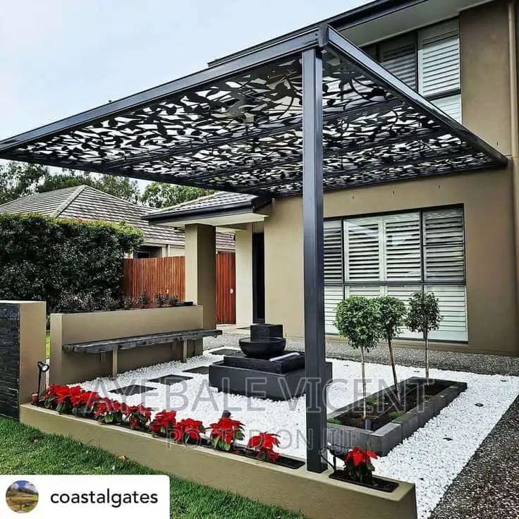 Pergola at Vicentz Steal and Aluminium Fabricationz