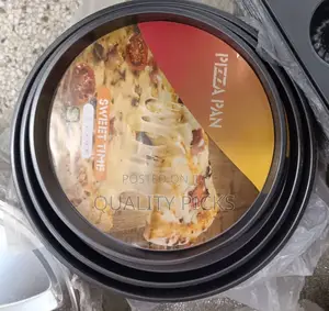 Black Pizza Tray