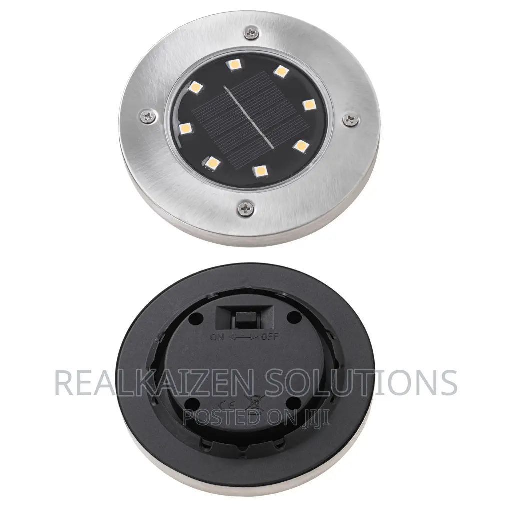 UK Ground Solar Outdoor Garden Deck Lights 4pcs