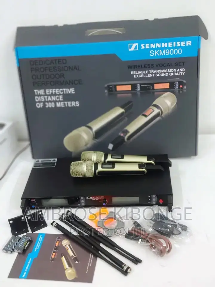 Full Package SKM-9000 Sennheiser Digital Microphone System.