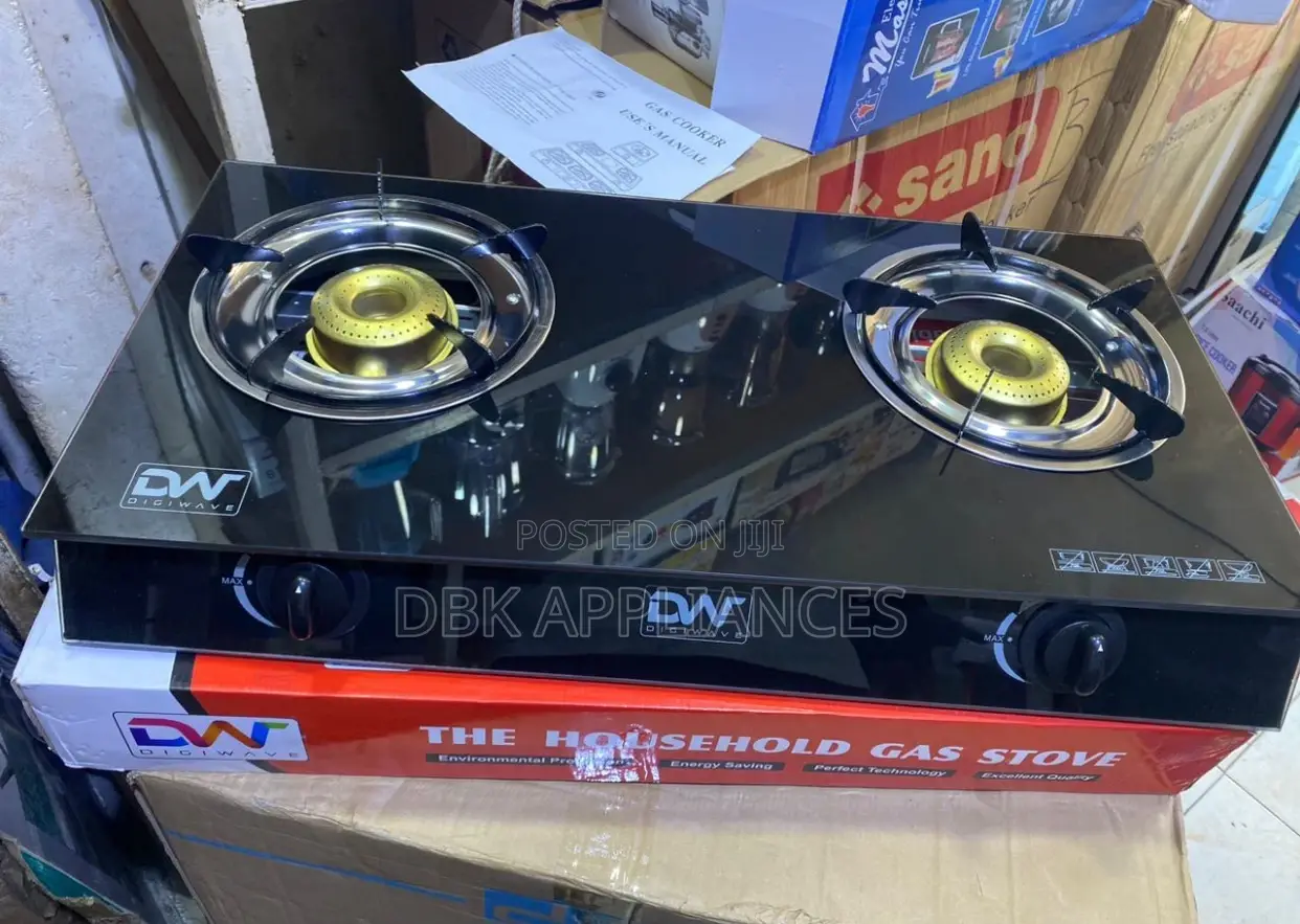 Glass / Ceramic 2 Gas Burners Available