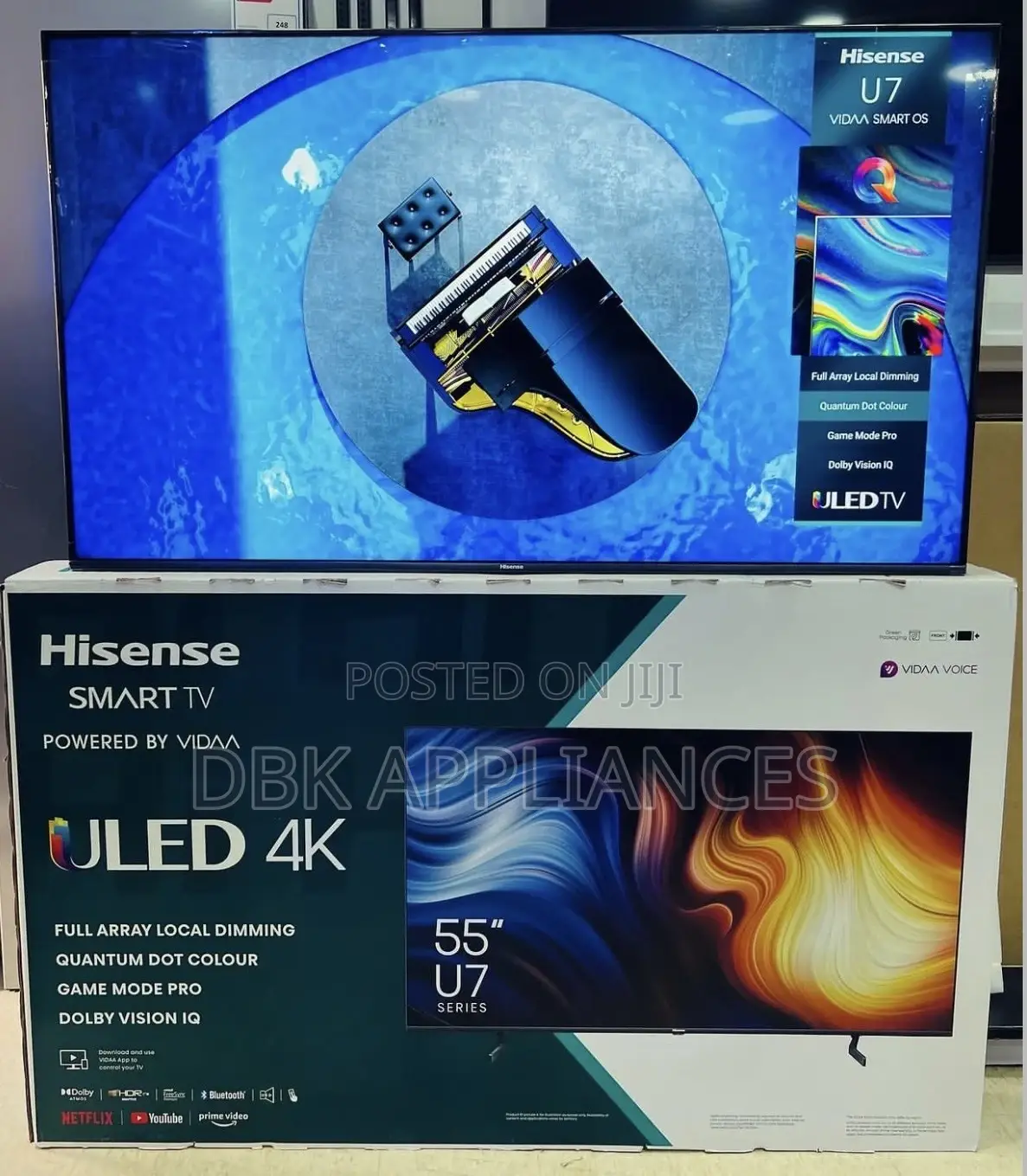 Hisense 55inch Uled Quantum Dot Smart TVS
