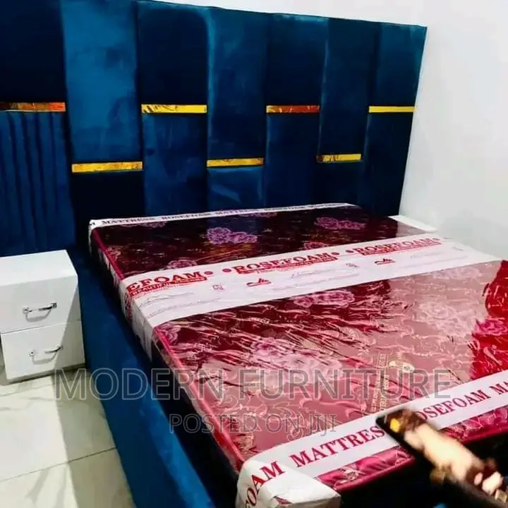 Modern Blue Bed of 6 X 6 Feet Call Us On