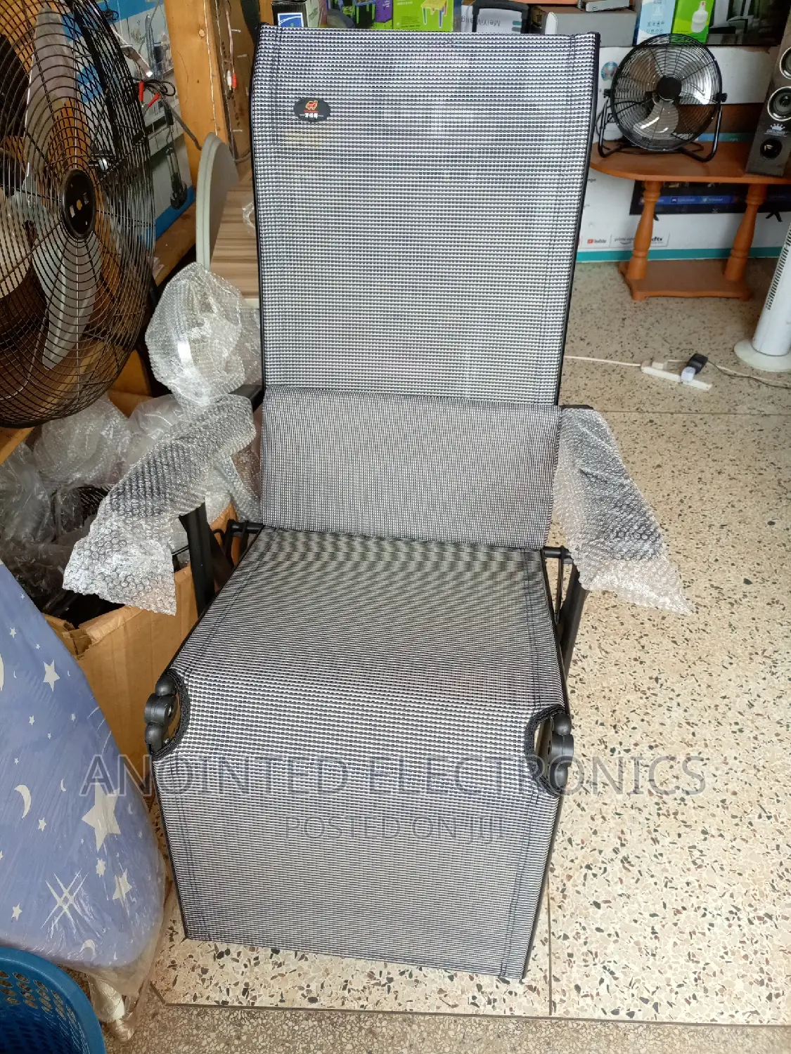 Foldable Chair Gray