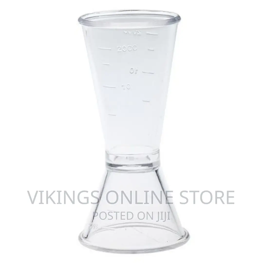 PC Double Single Shot Measure Cup Cocktail Drink Jigger