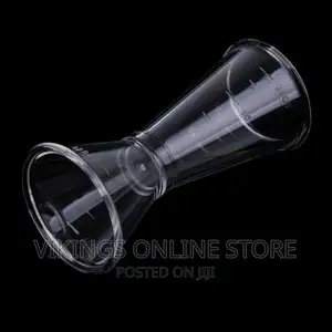 PC Double Single Shot Measure Cup Cocktail Drink Jigger