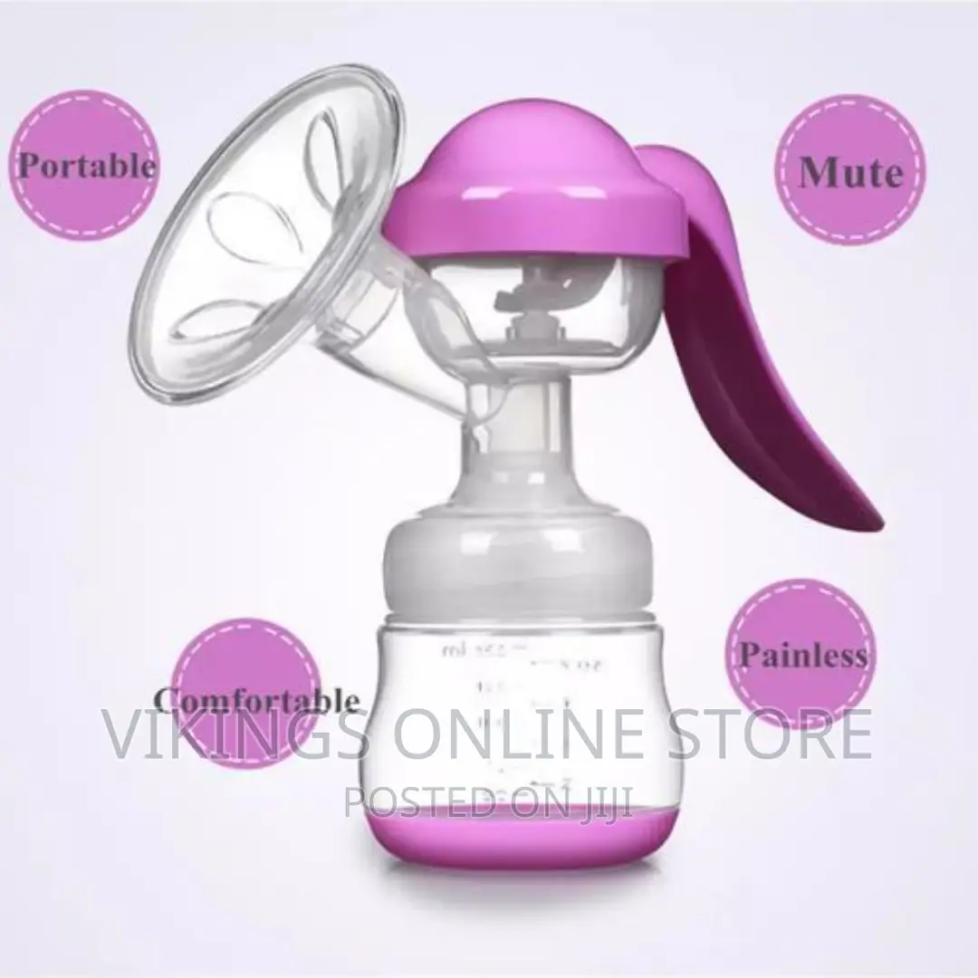 Baby Mommy Manual Breast Pump Milk- 150ml Capacity -Purple