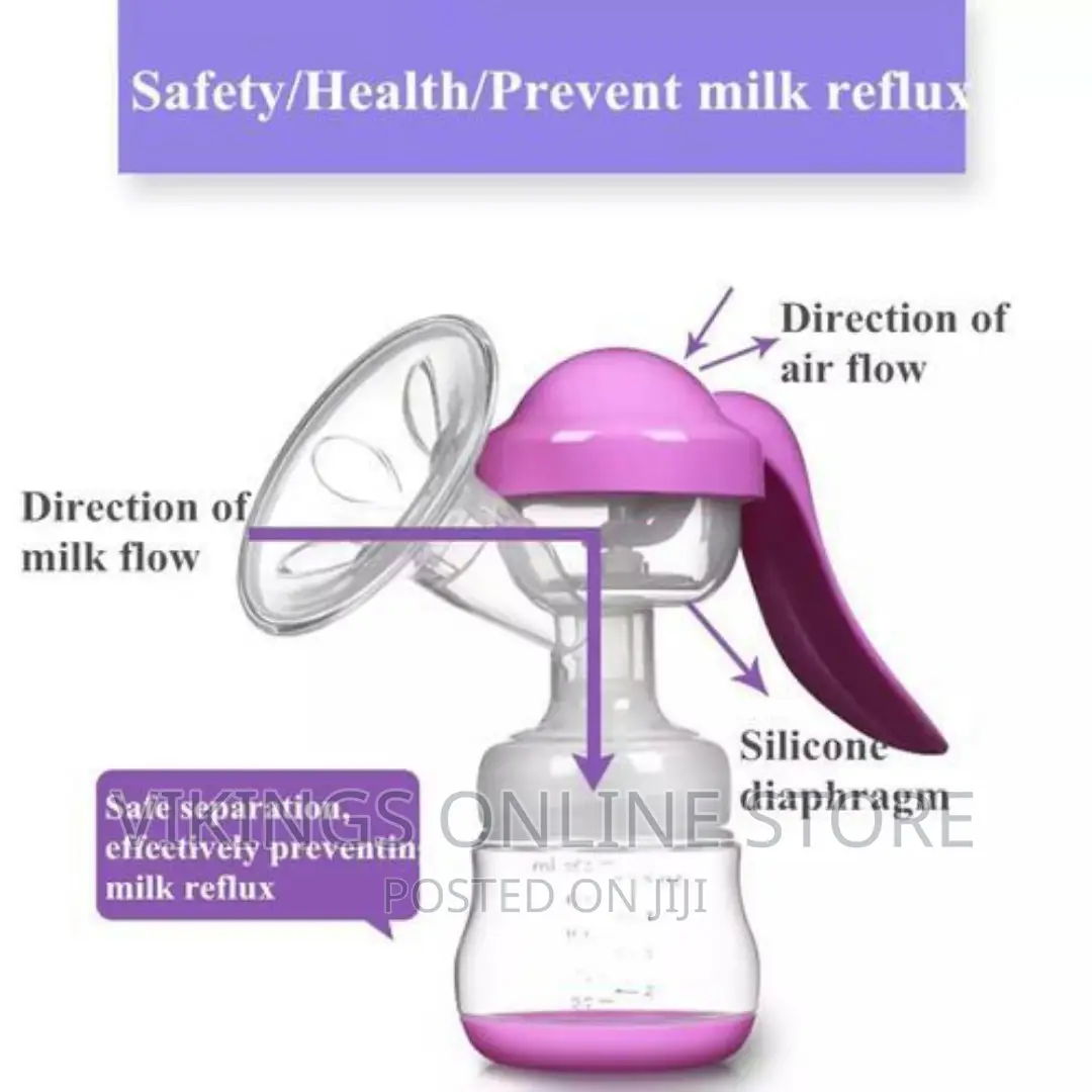 Baby Mommy Manual Breast Pump Milk- 150ml Capacity -Purple
