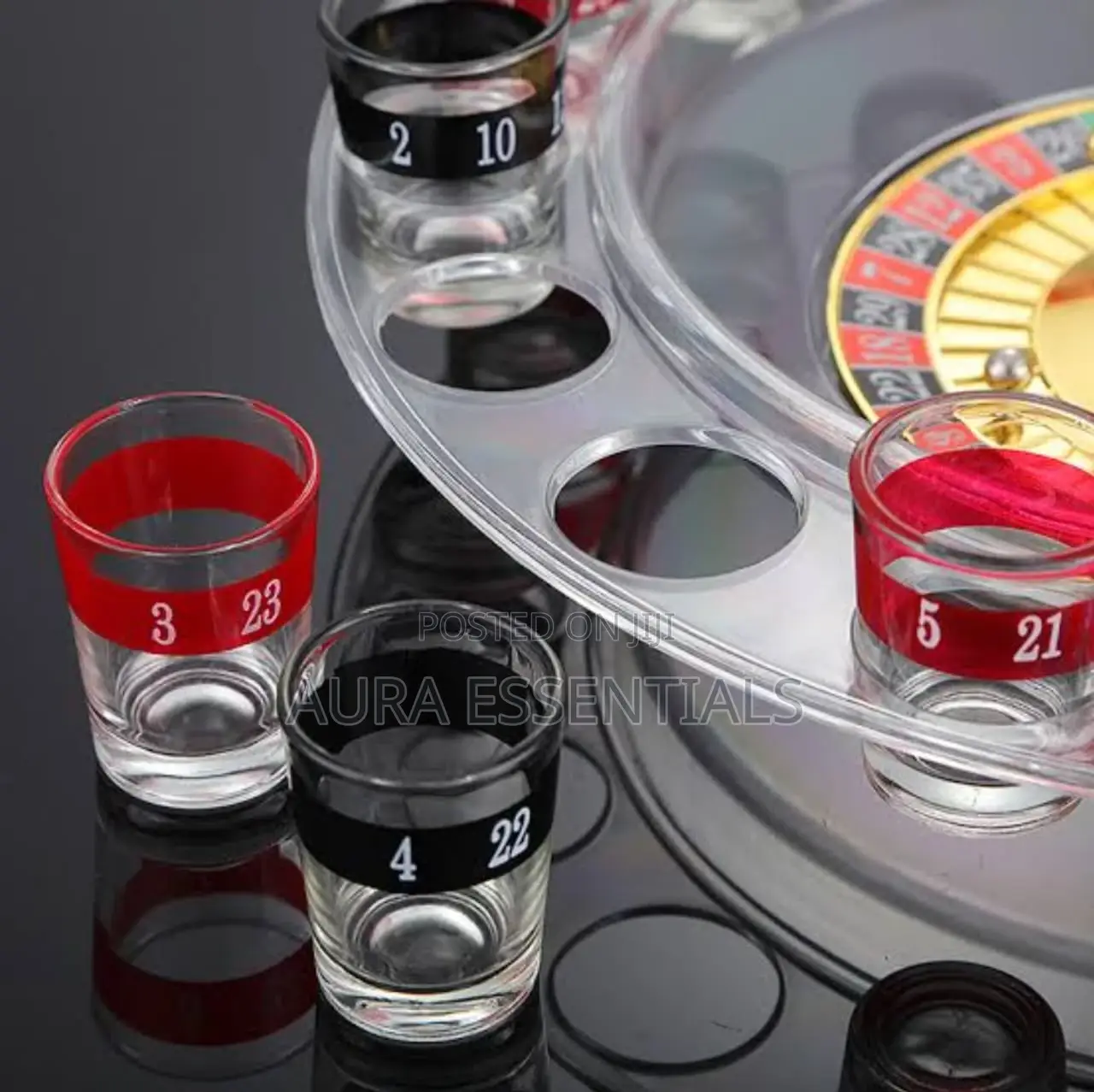 16 Shot Turntable Drinking Roulette Set