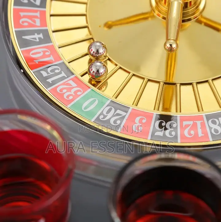 16 Shot Turntable Drinking Roulette Set